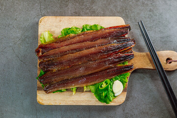 Gwamegi, Korean style half-dried Saury