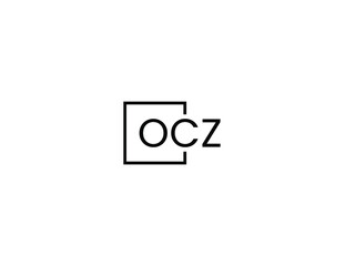 OCZ letter initial logo design vector illustration