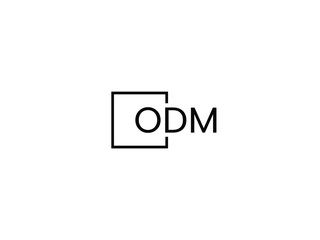 Obraz premium ODM letter initial logo design vector illustration
