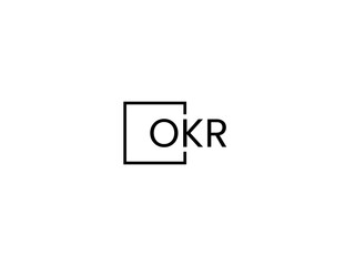 Obraz premium OKR letter initial logo design vector illustration