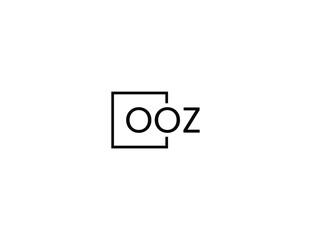 Obraz premium OOZ letter initial logo design vector illustration