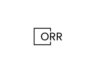 ORR letter initial logo design vector illustration