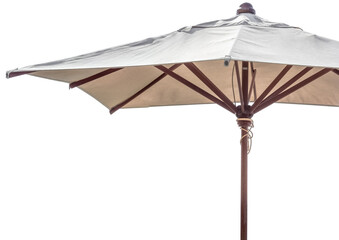 parasol de plage ou de jardin sur fond blanc 