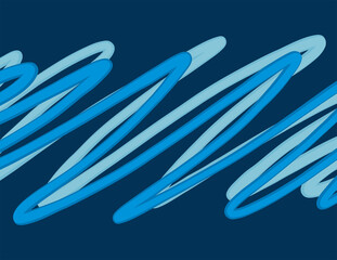 Abstract background with blue waving lines pattern