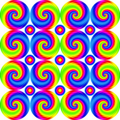 Rainbow circles. Abstract wallpaper. Pattern.