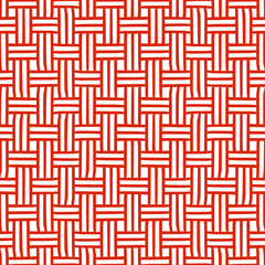 Red woven seamless pattern