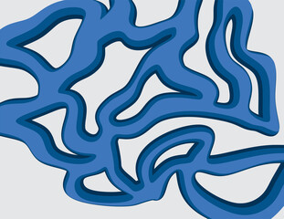 Simple background with abstract fluid pattern