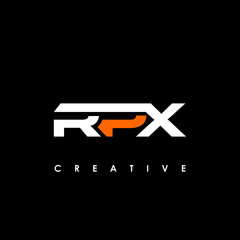 Obraz premium RPX Letter Initial Logo Design Template Vector Illustration