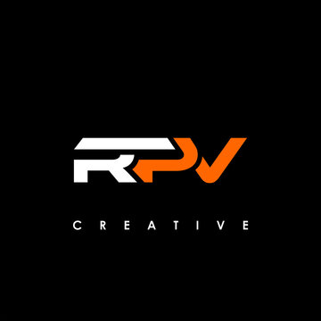 RPV Letter Initial Logo Design Template Vector Illustration
