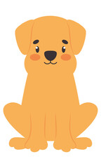 Obraz na płótnie Canvas cute puppy icon