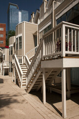 Stair access to some apartments in Midtown Atlanta