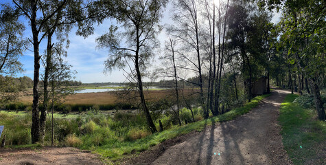 Panorama from Nature reserve Zwillbrocker Venn