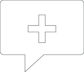 diabetes control icons hospital  and first aid