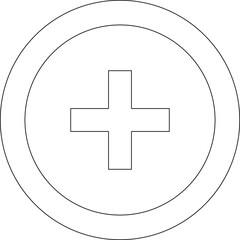 Obraz premium diabetes control icons hospital and first aid