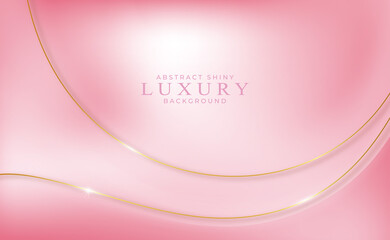 Elegant shiny light pink wave background