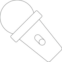 cinema icons mic and karaoke