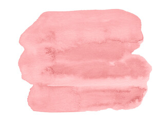 Abstract soft pink watercolor spot backdrop, background for creativity.