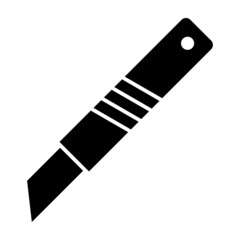 Vector Blade Glyph Icon Design