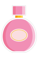 pink perfume bottle