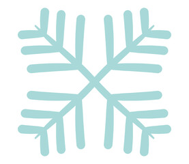 blue snowflake icon