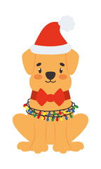 christmas dog icon