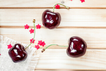 ripe cherries