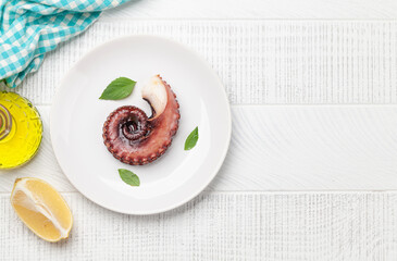 Grilled octopus
