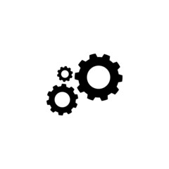 Gear icon in isolated on background. symbol for your web site design logo, app, Gear icon Vector illustration. 