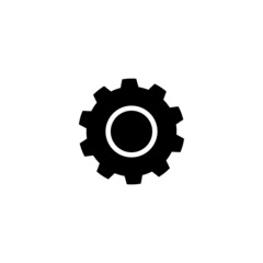 Gear icon in isolated on background. symbol for your web site design logo, app, Gear icon Vector illustration. 