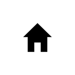 Home icon in isolated on background. symbol for your web site design logo, app, Home icon Vector illustration.