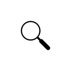 Magnifying glass icon in isolated on background. symbol for your web site design logo, app, Magnifying glass icon Vector illustration.
