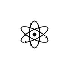 Molecular atom neutron icon in isolated on background. symbol for your web site design logo, app, Molecular atom neutron icon Vector illustration.