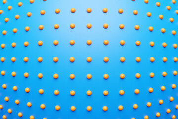 3d illustration of yellow  circle.Set of shapes on monocrome background, pattern. Geometry  background