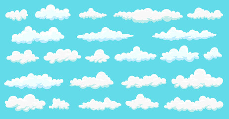 seamless pattern with clouds