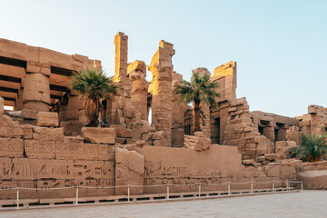 Fototapeta premium amazing views of karnak temple in luxor, egypt