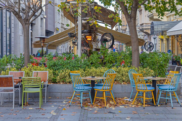 Fall Restaurant Terrace