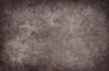 old brown grunge background texture with antique or vintage vignette border and marbled distressed...