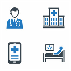 Medical Services And Health Care Icon Set 5