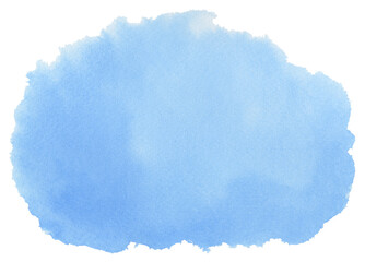 Obraz premium Abstract blue watercolor painting background