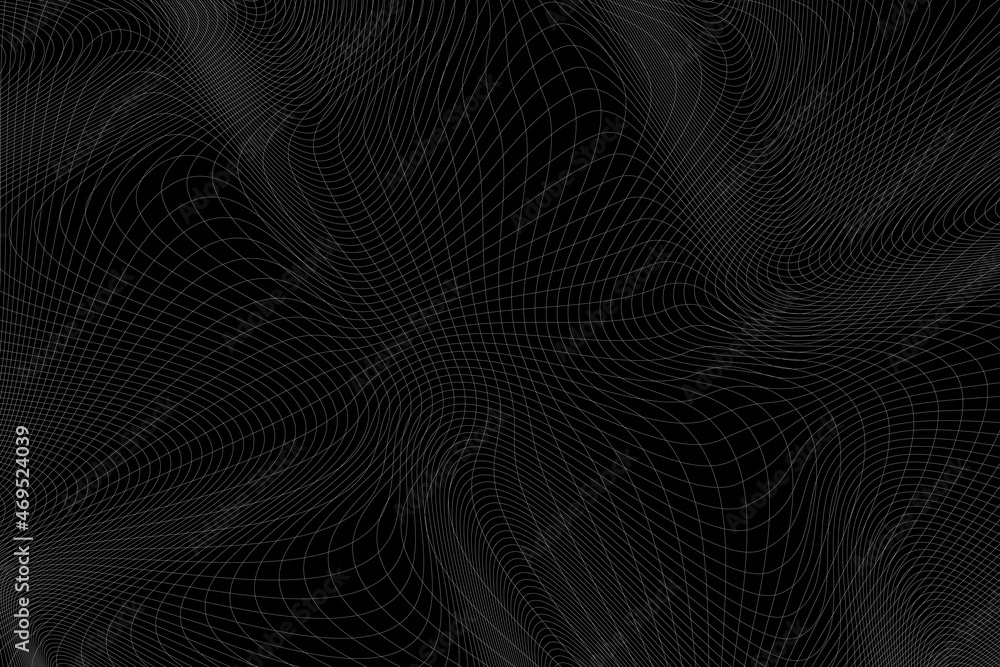 Poster abstract background with curved wavy lines. vector illustration for design.