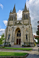 Fototapeta na wymiar Église du Sacré-Cœur, Bourbon-Lancy, Bourgogne, France, Saône-et-Loire, Bourgogne-Franche-Comté 
