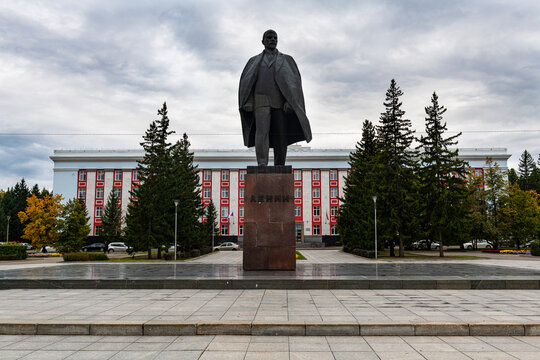 Lenin statue, Barnaul, Altai Krai