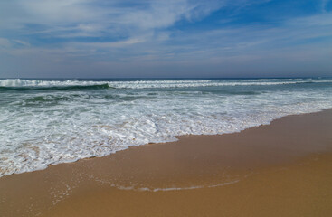 Fototapeta na wymiar Beautiful beach in Aveiro