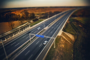 Autostrada z lotu ptaka © Studio Migafka
