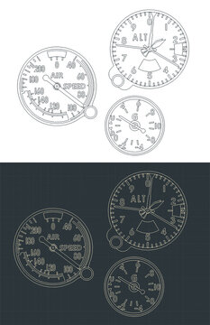 Aviation Instruments Blueprints