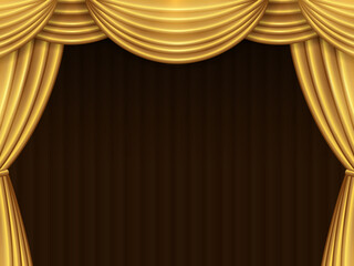 金のカーテンの舞台