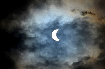 Obraz na płótnie Canvas Eclipse parcial