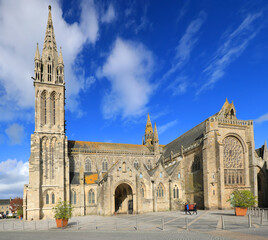 La cathédrale de Saint-Pol-de-Léon, Finistère, Bretagne, France