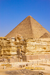 Fototapeta na wymiar The great pyramids and Sphinx monument, Giza, Cairo, Egypt