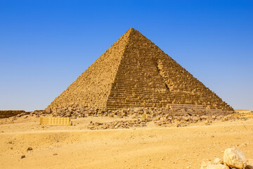 Fototapeta na wymiar Pyramid of Menkaure, Giza, Cairo, Egypt